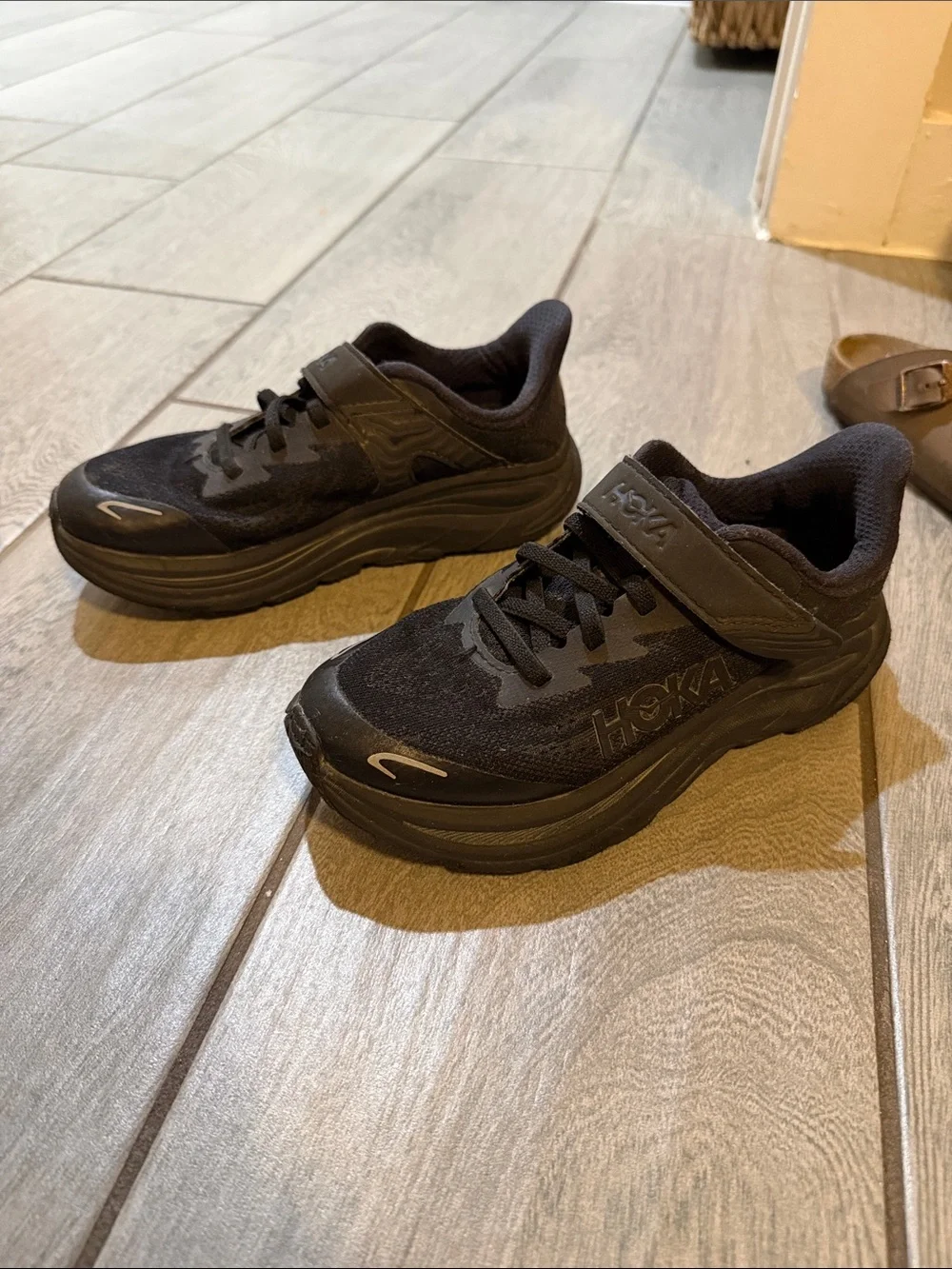 Hoka Kids Black Sneakers